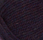 Passion Heather (dark indigo) swatch of Patons Classic Wool Worsted