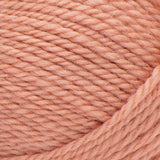 Coral peach swatch of Patons Classic Wool Worsted yarn (pale pink/orange)