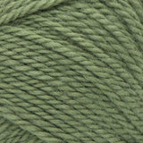 Meadow swatch of Patons Classic Wool Worsted yarn (pale medium green)