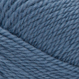 Country Blue swatch of Patons Classic Wool Worsted yarn (medium blue)
