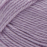 Soft orchid swatch of Patons Classic Wool Worsted yarn (pale lilac purple)