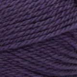 Purple night swatch of Patons Classic Wool Worsted yarn (dark purple)