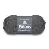 Ball of Patons Canadiana in colourway Medium Grey Mix