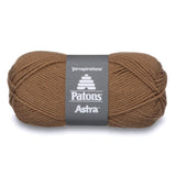 Ball of Patons Astra yarn in Medium Tan