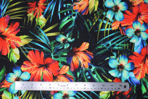 Group swatch meet me in paradise floral fabric collection in various styles/colours