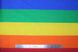 Flat swatch rainbow stripes big fabric (thick solid stripes in the colours of the rainbow)