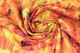 Swirled swatch fire fabric (realistic flames in orange/yellow/red allover)