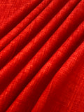 Swirled swatch microprint flannel in red etch (red scratches on red fabric)