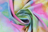 Swirled swatch Soft Colour Spill fabric (pastel smokey look fabric)