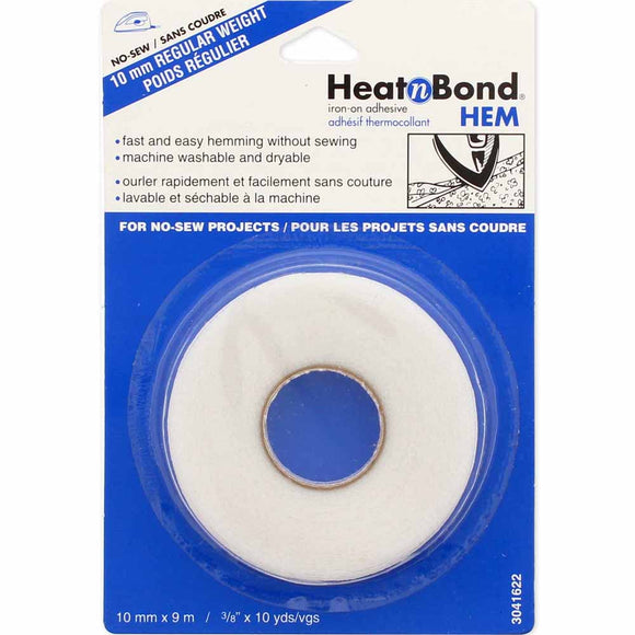 HEM iron on adhesive roll in packaging (10yds)