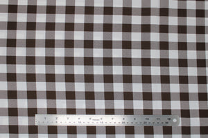 Group swatch gingham print fabrics in various colours