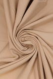 Swirled swatch Tricot Lycra solid fabric in beige