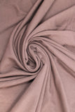 Swirled swatch Tricot Lycra solid fabric in brown
