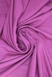Swirled swatch Tricot Lycra solid fabric in bordeaux (burgundy purple)