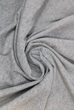 Swirled swatch Tricot Lycra solid fabric in light grey