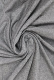 Swirled swatch Tricot Lycra solid fabric in dark grey