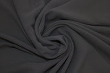 Swirled swatch black chiffon fabric