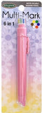 Multi-Mark 6-In-1 Marker in pink colour in packaging on white background