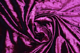 Swirled swatch crushed velvet in bordeaux (burgundy)
