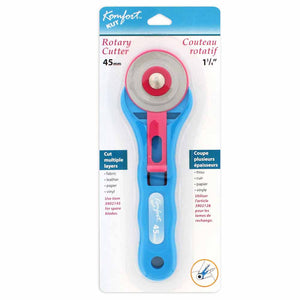 45mm rotary cutter (blue handle, pink head)
