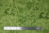 Flat swatch marble printed flannel in green