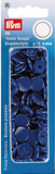 30 pack of Prym Snaps in packaging (style blue circles)