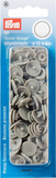 30 pack of Prym Snaps in packaging (style grey circles)