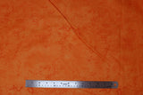 Flat swatch marble printed cotton in orange