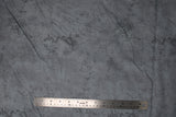 Flat swatch marble printed cotton in light grey