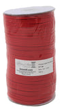 100m spool of 1/8" (3mm) wide elastic in red