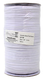 100m spool of 1/8" (3mm) wide elastic in white