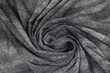 Swirled swatch black Brazil print fabric (near solid fabric with slight colour marbling)