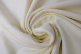 Swirled swatch organic slub cotton fabric in off white