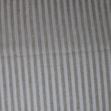 Athens Stripe grey beige striped fabric (flat swatch)