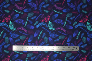 Group swatch jungle birdie themed fabrics in various stlyes/colours