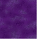 Dark purple marbled fabric with dark/light purple leaves print allover