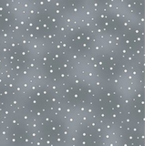 Medium grey marbled fabric with white multi size polka dots