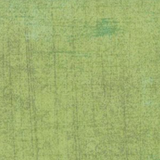 Grunge distressed-look fabric swatch in pale medium green shade