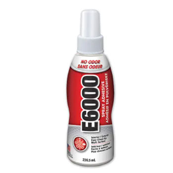 236.5mL bottle of spray adhesive (E6000)