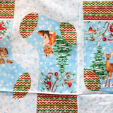 Square swatch Stockings Panel (24" x 45") fabric