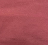 Square swatch Broadcloth Solid fabric in shade antique wine (pale wine pink/red)