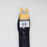 navy one way separating zipper with product tag 35cm