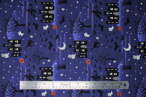 Group swatch Halloween/Castle Spooky themed fabrics in various styles/colours