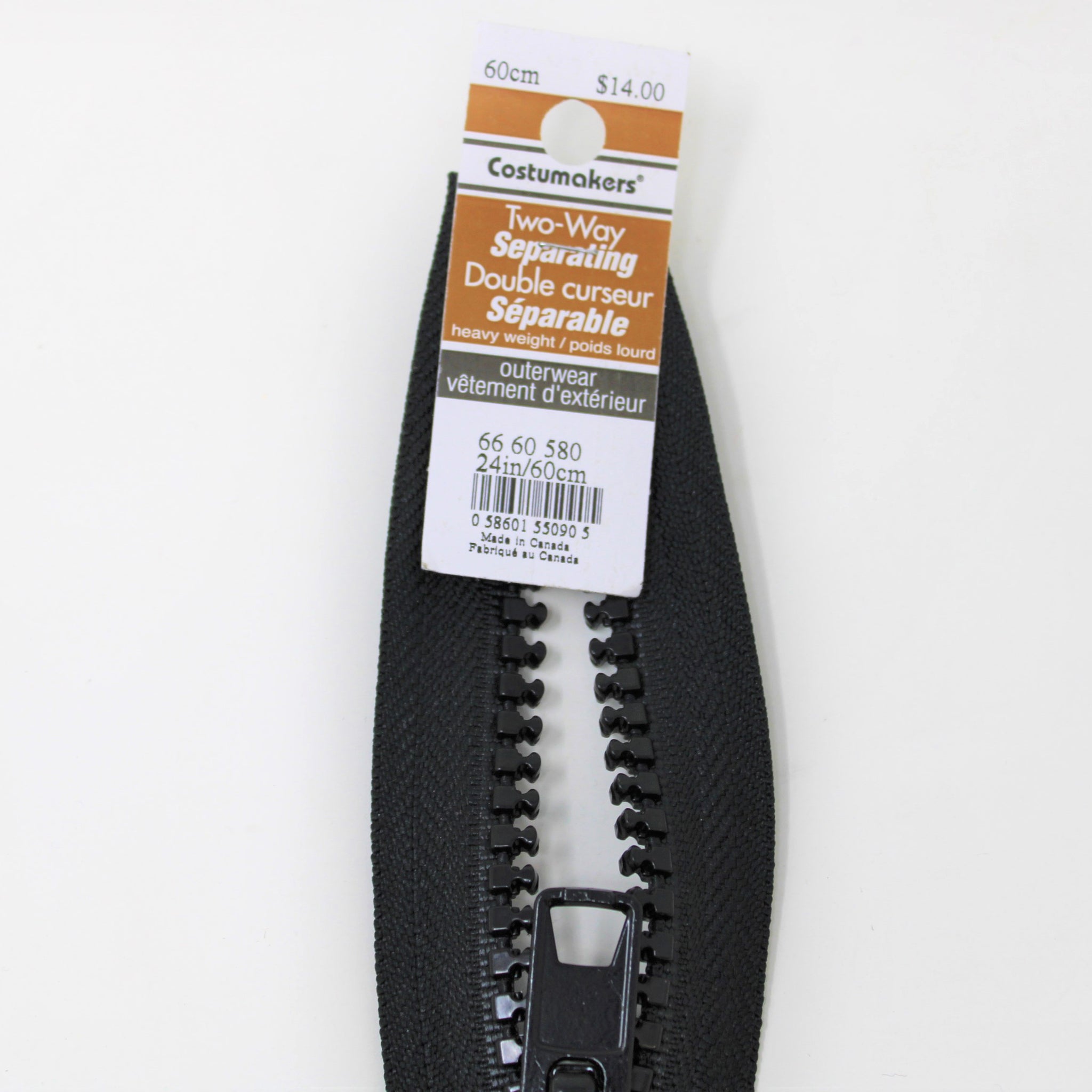 Outerwear Two Way Separating Zipper - Heavy Weight – Len's Mill
