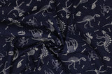 Dino Glow by Lewis & Irene - 45" - 100% Cotton