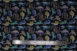 Dino Glow by Lewis & Irene - 45" - 100% Cotton