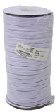100m spool of 1/4" (6mm) wide elastic in white