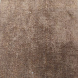 Chocolate swatch of velvet upholstery fabric