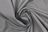 Swirled swatch poly/cotton blend solid fabric in shade black