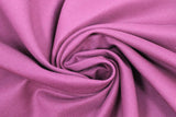 Swirled swatch poly/cotton blend solid fabric in shade wine